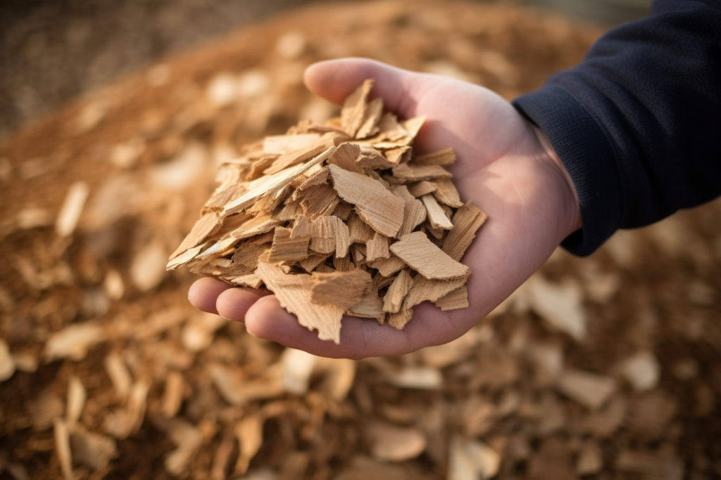 an image of wood chips
